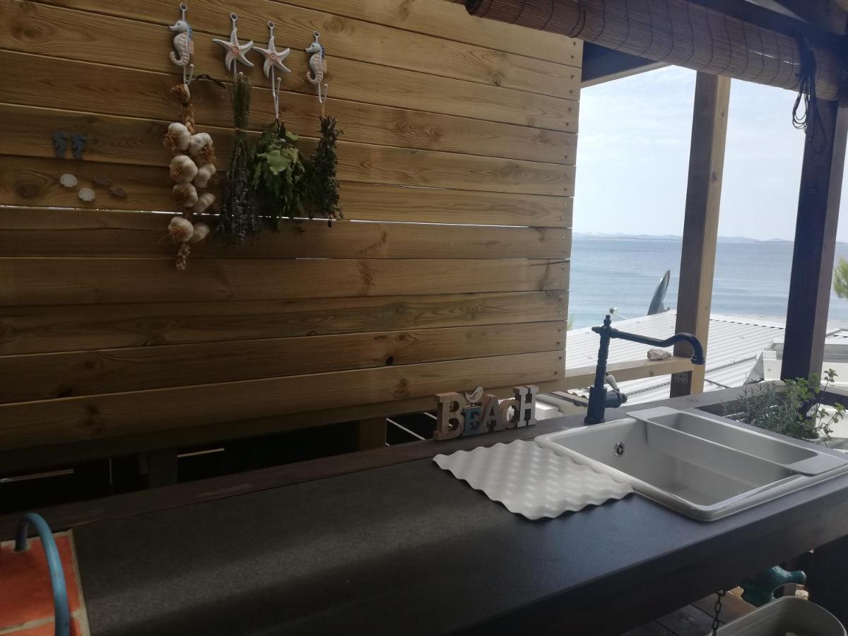 Mobile House On Drage Beach Pakostane Exterior photo